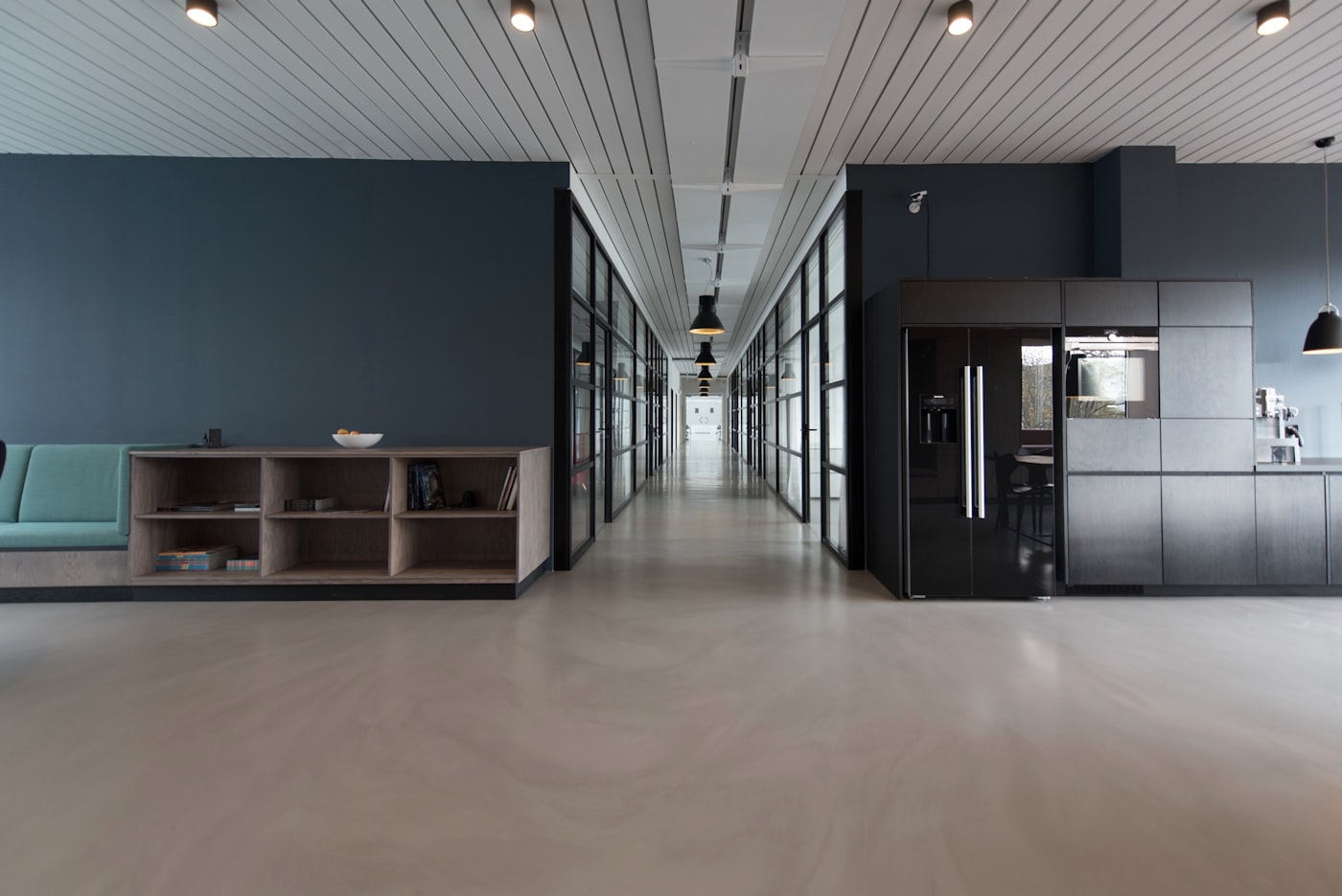 Modern E-Global office workspace